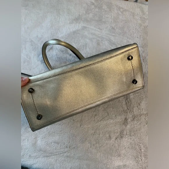 Coach 31037 Platinum Metallic Charlie Carryall